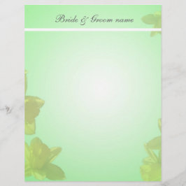 Lámina tulipanes amarillos.. invitación boda,