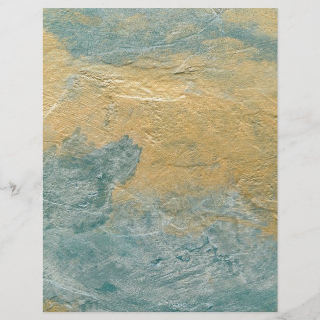 Lámina Turquesa de Cobre Acabado Falso (Anverso)
