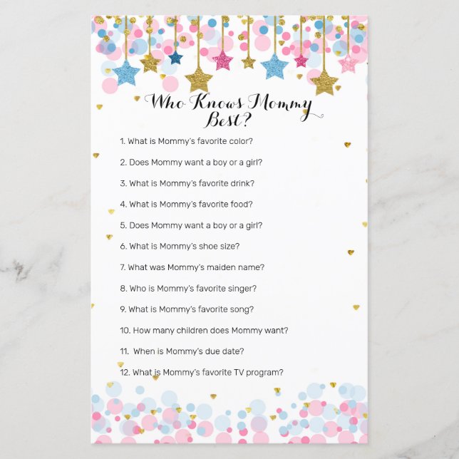 Lámina Twinkle azul rosado Twinkle que conoce mejor a mam (Anverso)