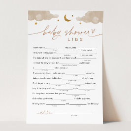 Lámina Twinkle Little Star Baby Shower LibJuego