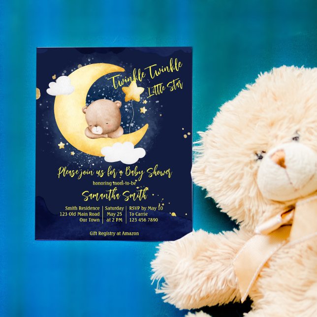 Lámina Twinkle twinkle pequeña estrella de osito de peluc (Subido por el creador)