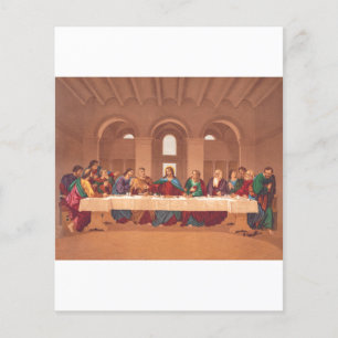 Lámina Última Cena de Jesucristo