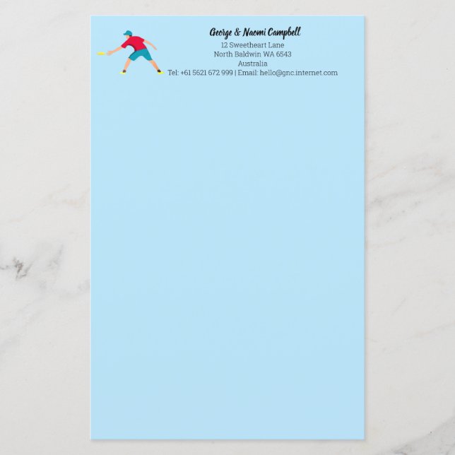 Lámina Ultimate Frisbee (Anverso)