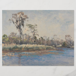 Lámina Un arroyo en el papel de cuadernillo de Wilmington