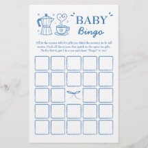 Un bebé está preparando café Juego de Bingo para b