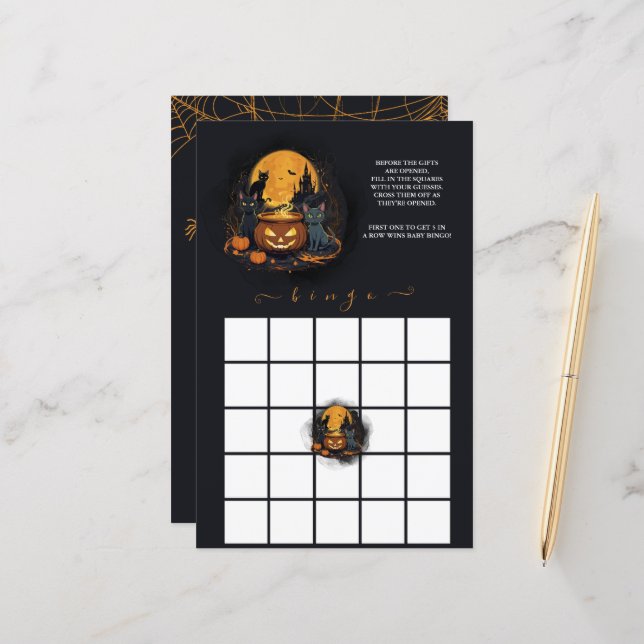 Lámina Un bebé está preparando juego de bingo de Baby Sho (Anverso/Reverso In Situ)