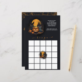 Lámina Un bebé está preparando juego de bingo de Baby Sho