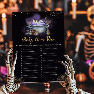 Lámina Un bebé está preparando un juego de razas con apod