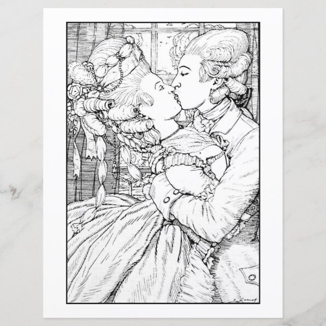 Lámina Un beso (Anverso)