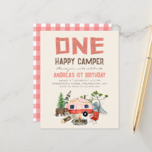 Lámina Un Campista Feliz Chicas del Bosque Cumpleaños 1 R
