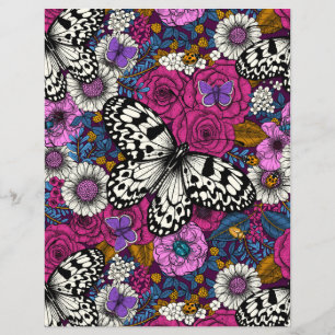 Lámina Un colorido jardín II