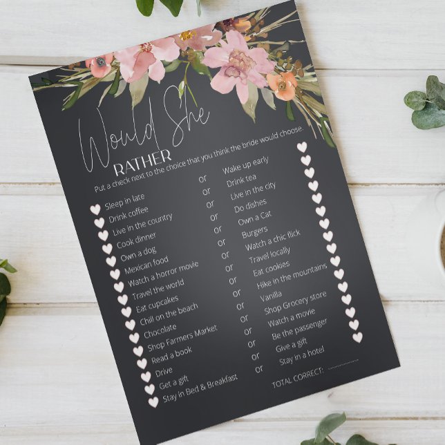 Lámina Un juego de ducha de novia preferiría un rosado po (Subido por el creador)