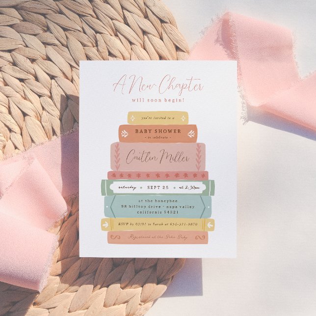 Lámina Un nuevo capítulo | Baby Shower de presupuesto de  (Subido por el creador)