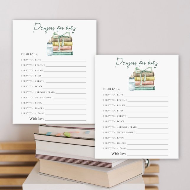 Lámina Un nuevo capítulo de ducha de bebé - Oraciones par (Subido por el creador)