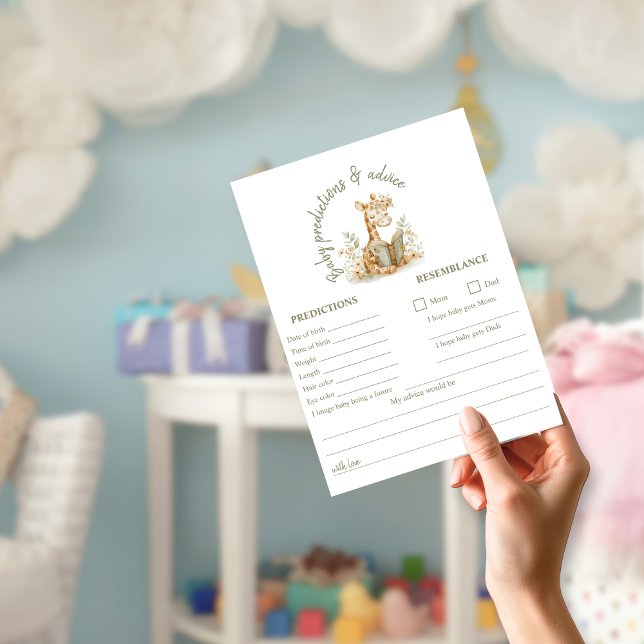 Lámina Un nuevo juego de predicción de Baby Shower para l (Subido por el creador)