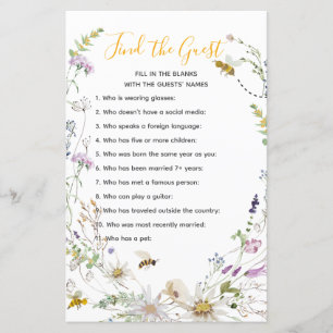 Lámina Un Pequeño Abeja Baby Shower Encuentra Al Invitado