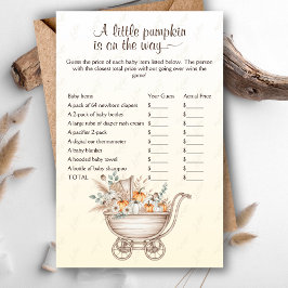 Lámina Un pequeño Boho de Calabaza en Baby Shower está bi