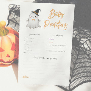 Lámina Un pequeño Boo Cute las Predicciones del Bebé y el