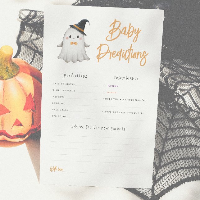 Lámina Un pequeño Boo Cute las Predicciones del Bebé y el (Subido por el creador)