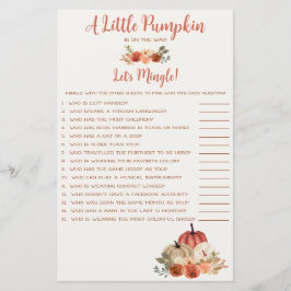 Lámina Un pequeño calabaza está en camino al juego del ca