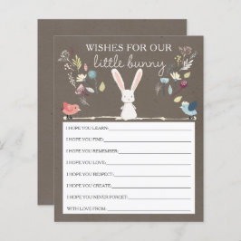 Lámina Un Pequeño Conejito Desea Un Bebé