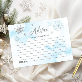 Lámina Un pequeño copo de nieve está en camino Baby Showe