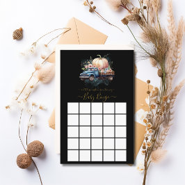 Lámina Un pequeño juego de Baby Shower de calabaza acuáti