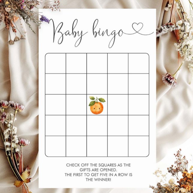 Lámina Un pequeño juego de bingo clementino Naranja (Subido por el creador)