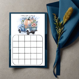 Lámina Un pequeño juego de Bingo de Trucos de Calabaza Az