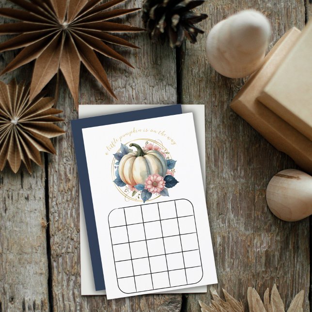 Lámina Un pequeño juego de bingo floral de calabaza de ot (Subido por el creador)