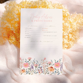 Lámina Un pequeño juego de consejos y predicción para beb