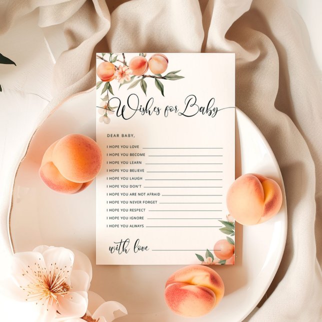 Lámina Un poco de melocotón en el camino desea un bebé (Subido por el creador)