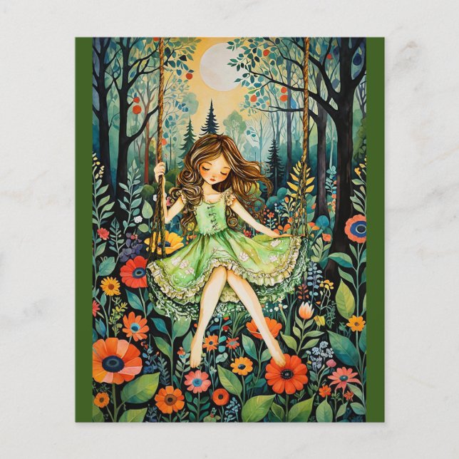 Lámina Un Swing En La Naturaleza Persigue A Los Blues (Anverso)