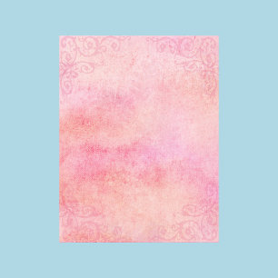 Lámina Un toque de papel de cuaderno de neón rosado