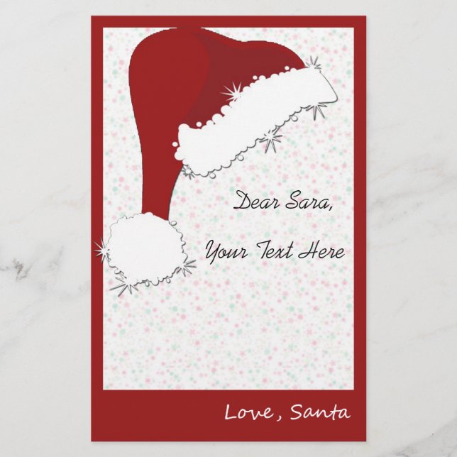 Lámina Una carta de Santa (Anverso)