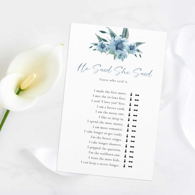 Lámina Una Ducha De Novias Azules Dijo Que Dijo (Subido por el creador)