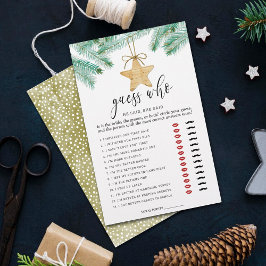 Lámina Una linda ducha de novia adivina quién juega