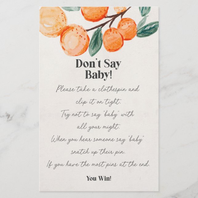 Lámina una pequeña ducha de bebé con corbata no dice jueg (Anverso)