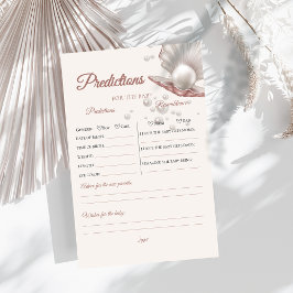 Lámina Una pequeña ducha de bebé perlas Juego de predicci