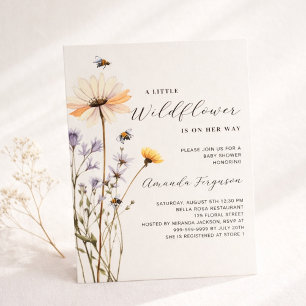 Lámina Una pequeña invitación para una ducha con presupue