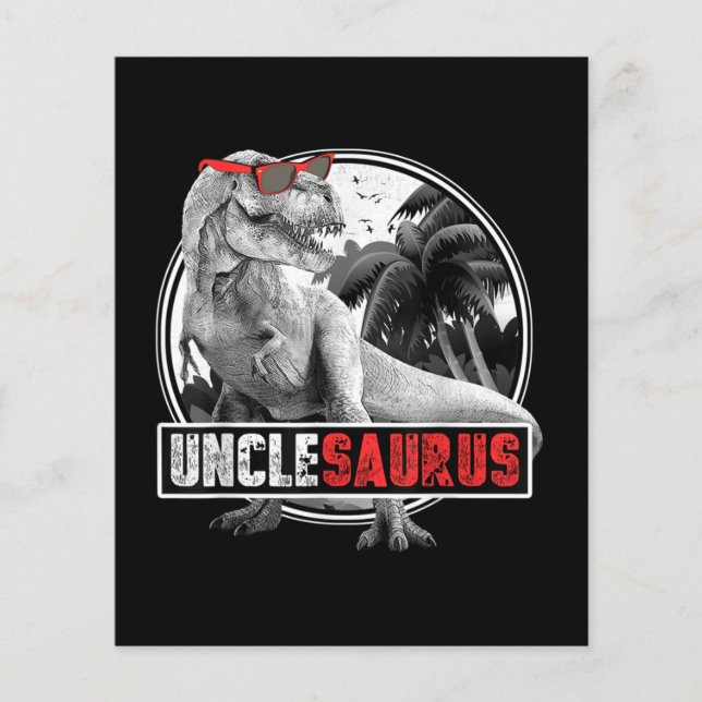 Lámina Unclesaurus Dinosaur Uncle Saurus (Anverso)