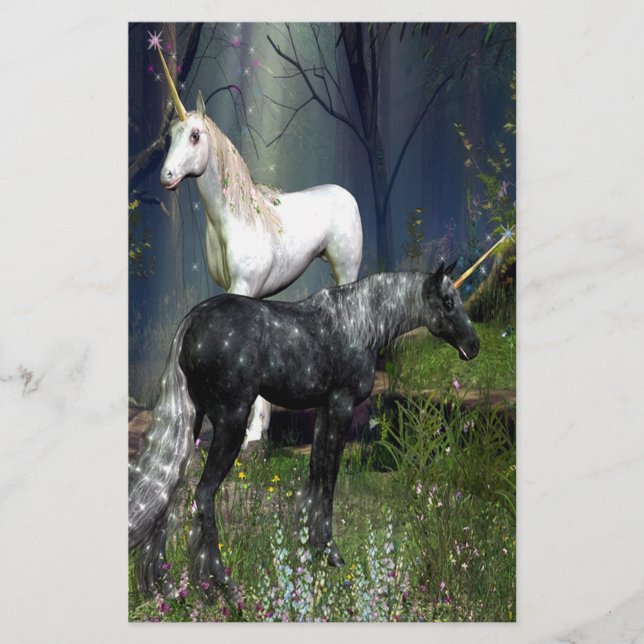 Lámina Unicornios (Anverso)