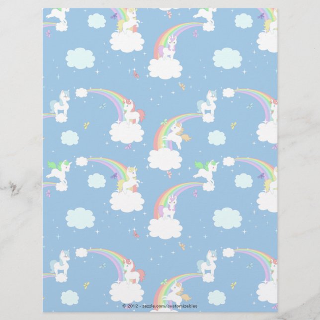 Lámina Unicornios lúdicos (Anverso)