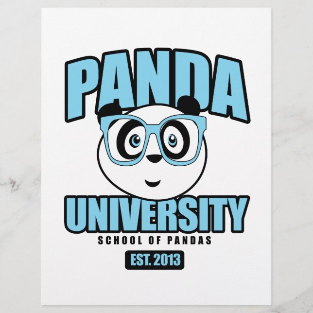 Lámina Universidad Panda - Azul (Anverso)
