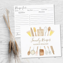 Utensilios de Cocina para Recetas Familiares