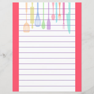 Lámina Utensilios de cocina retro