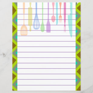 Lámina Utensilios de cocina retro