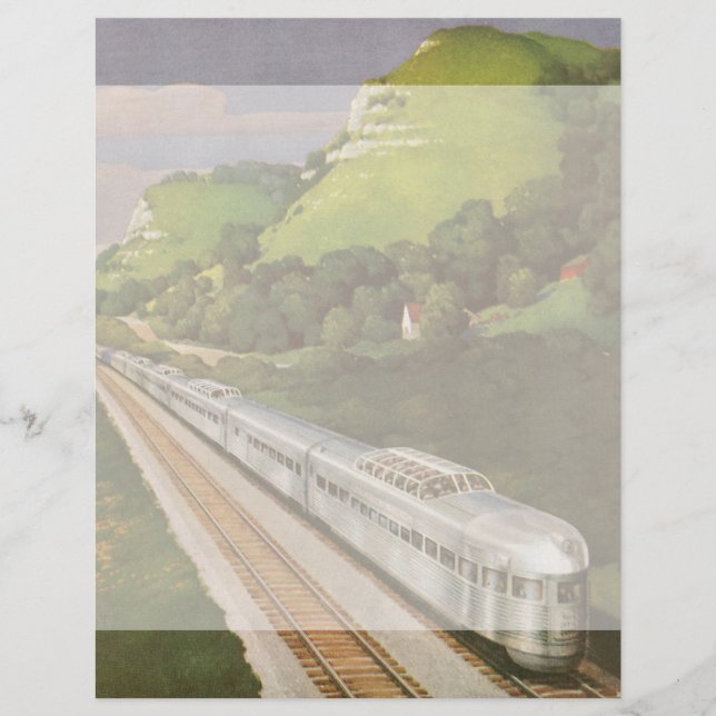 Lámina Vacaciones en tren de cosecha, locomotoras en el c (Anverso)