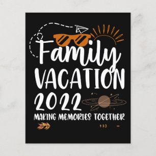 Lámina Vacaciones Familiares 2022 Haciendo Recuerdos Viaj