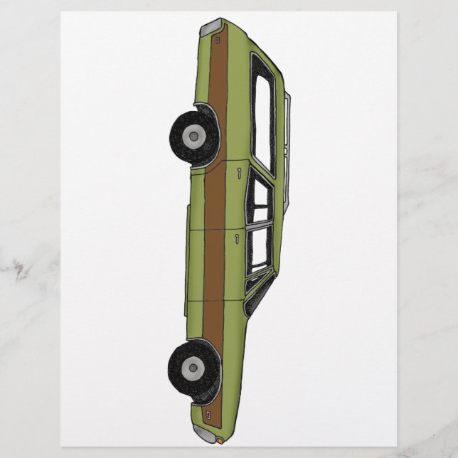 Lámina vagón de retro (Anverso)